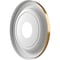 Ekena Millwork Traditional PVC Medallion (Canopies up to 7 1/2"), 13"OD x 3 1/2"ID x 1 1/4"P, Metallic Vintage Gold CMP13TRDVG - alternate 5